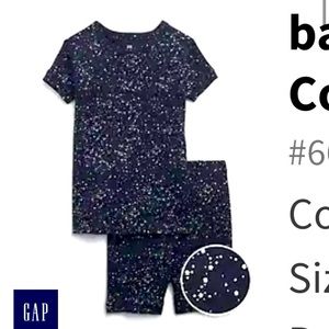 NWT Gap girls short sleeve, short set Pjs
